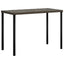 sofasæt med hynder 5 dele L-facon polyrattan brun