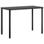 sofasæt med hynder 5 dele L-facon polyrattan sort