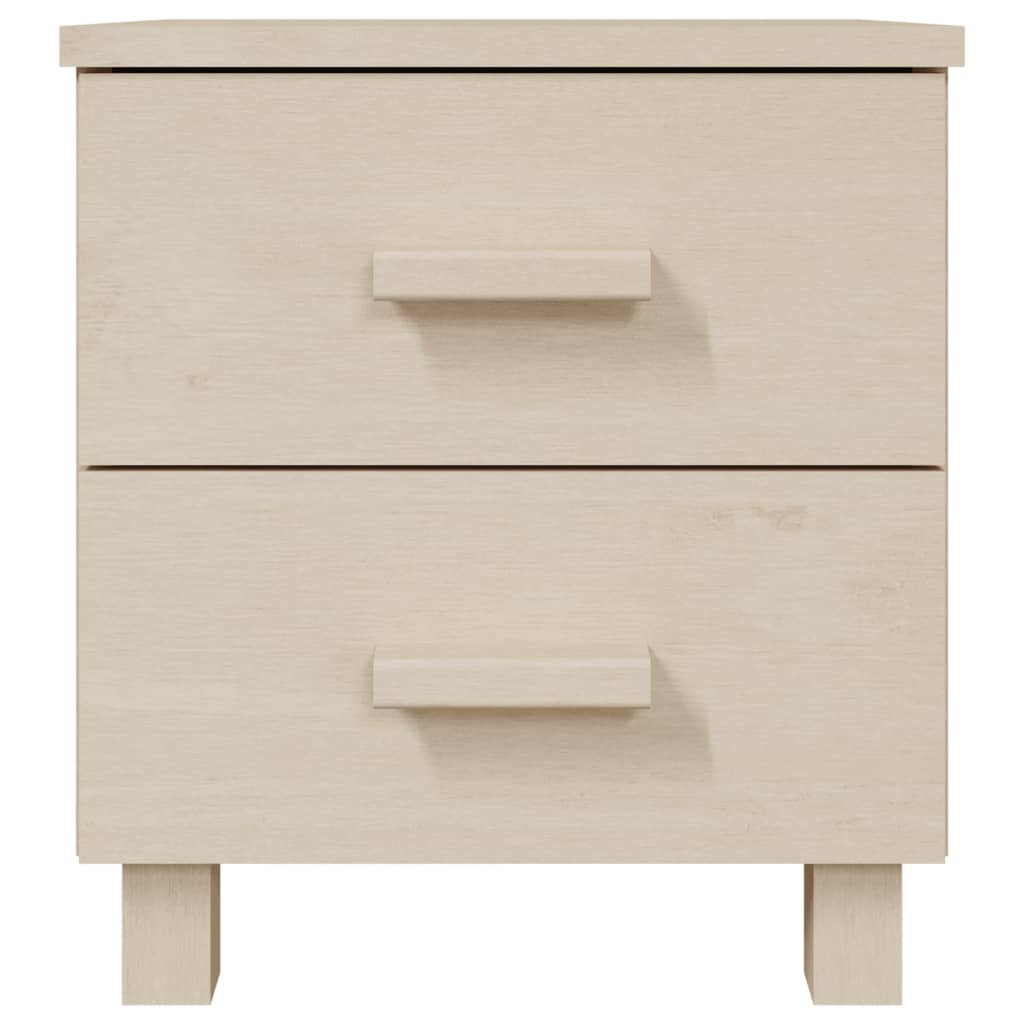 sengeskab HAMAR 2 stk. 40x35x44,5 cm fyrretræ honningfarvet