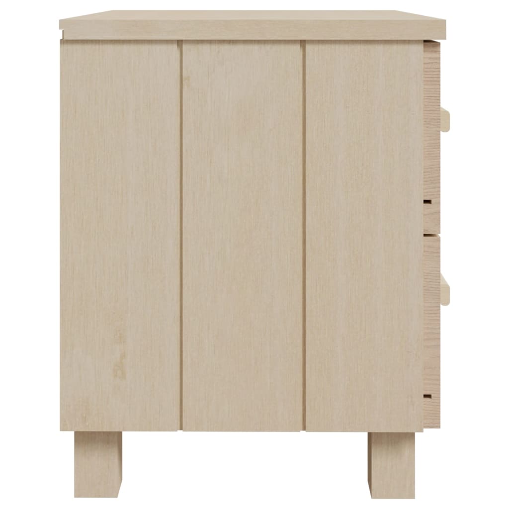 sengeskab HAMAR 2 stk. 40x35x44,5 cm fyrretræ honningfarvet