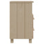 sengeskab HAMAR 2 stk. 40x35x62 cm fyrretræ honningfarvet