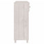konsolbord HAMAR 90x35x90 cm massivt fyrretræ hvid