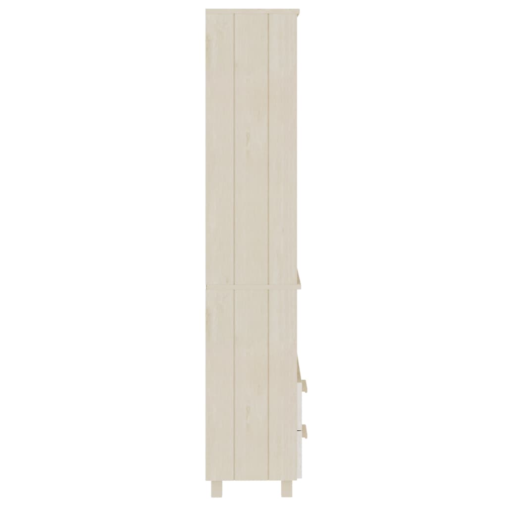 højskab HAMAR 60x35x180 cm fyrretræ honningbrun