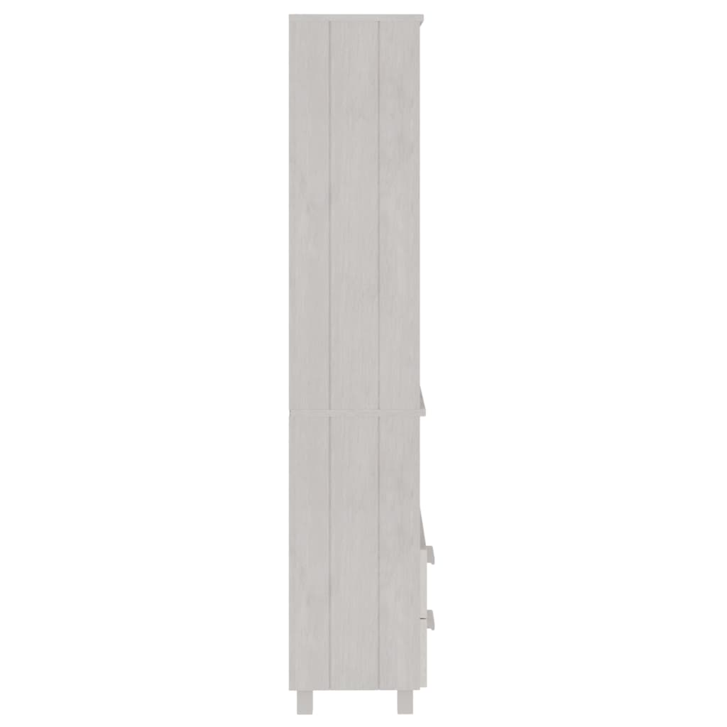 højskab HAMAR 60x35x180 cm fyrretræ hvid