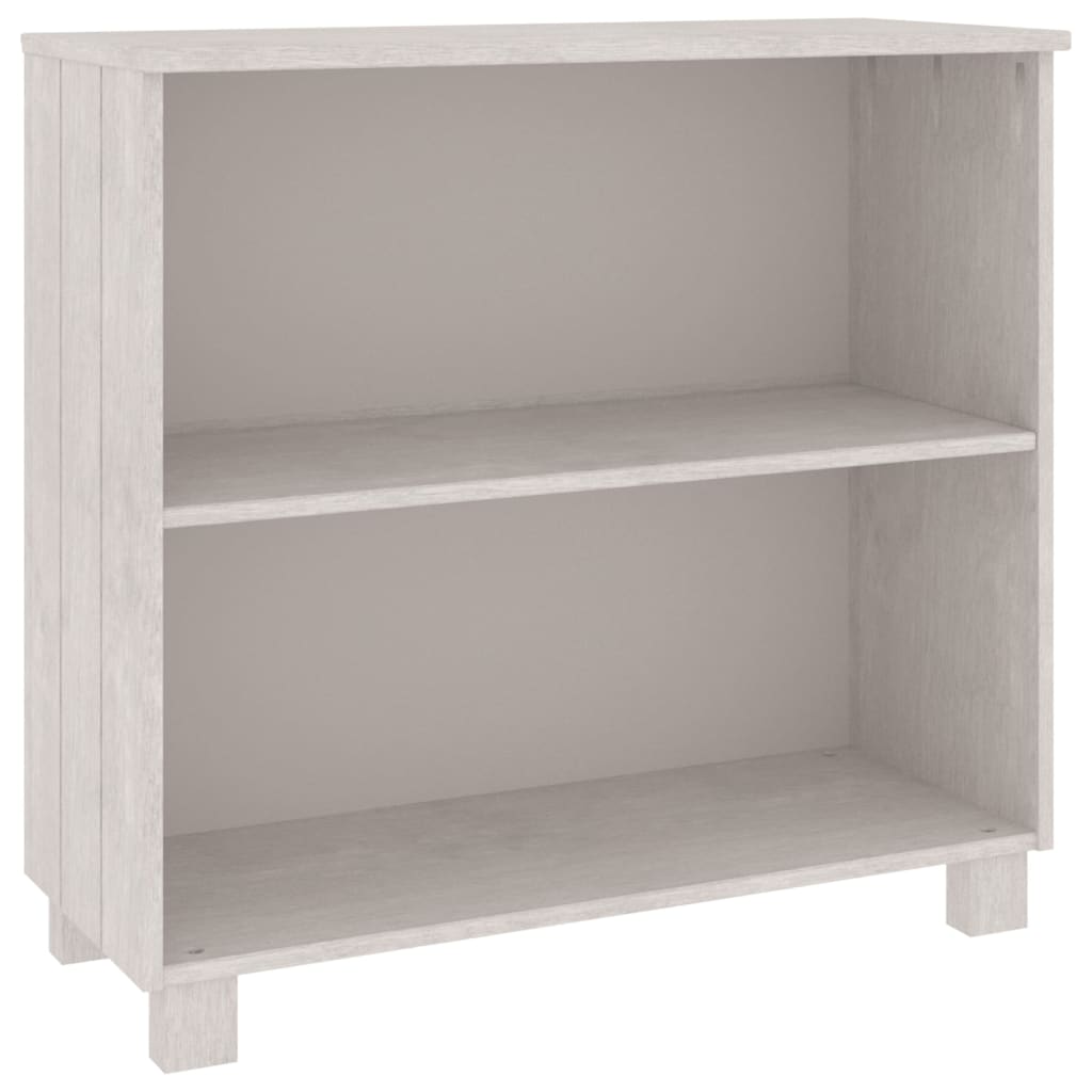 skænk HAMAR 85x35x80 cm massivt fyrretræ hvid
