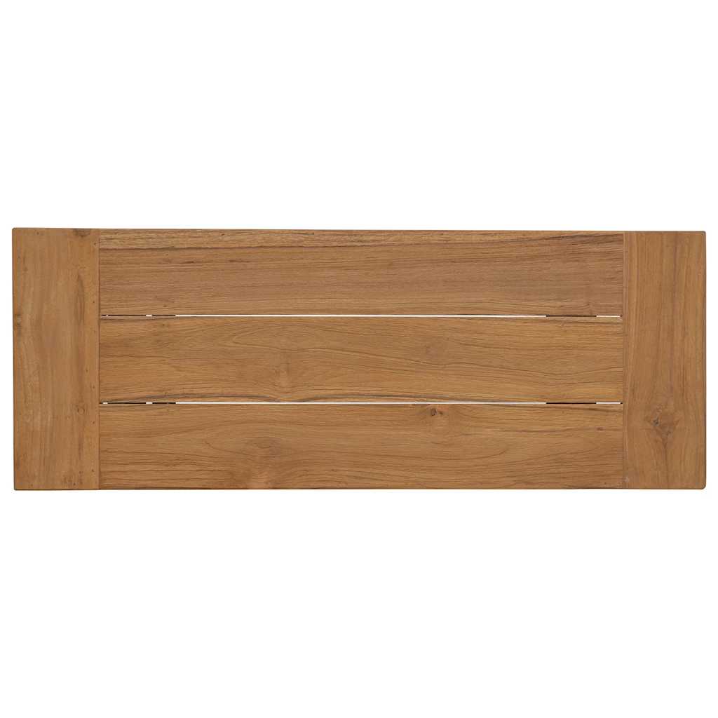 bænk 80 cm massivt teaktræ