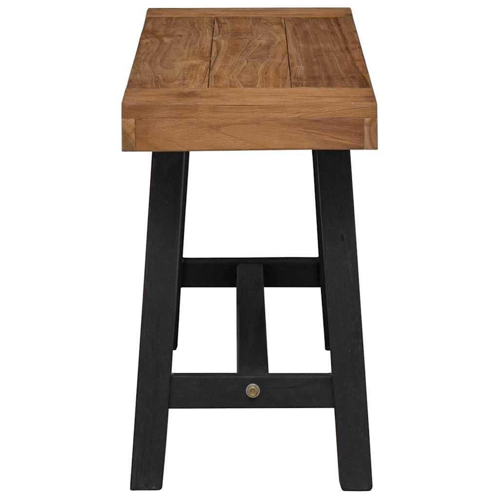 bænk 110 cm massivt teaktræ