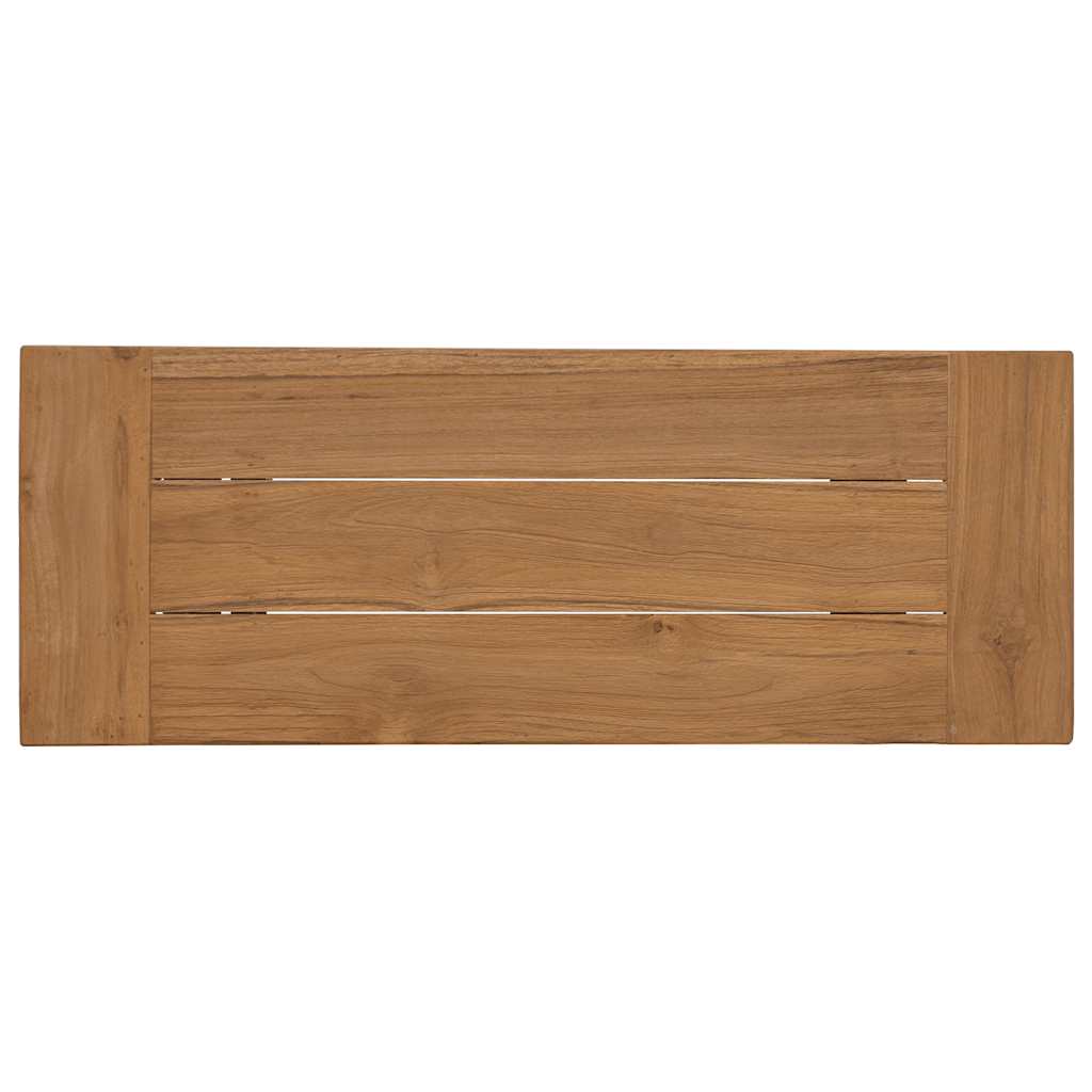 bænk 110 cm massivt teaktræ