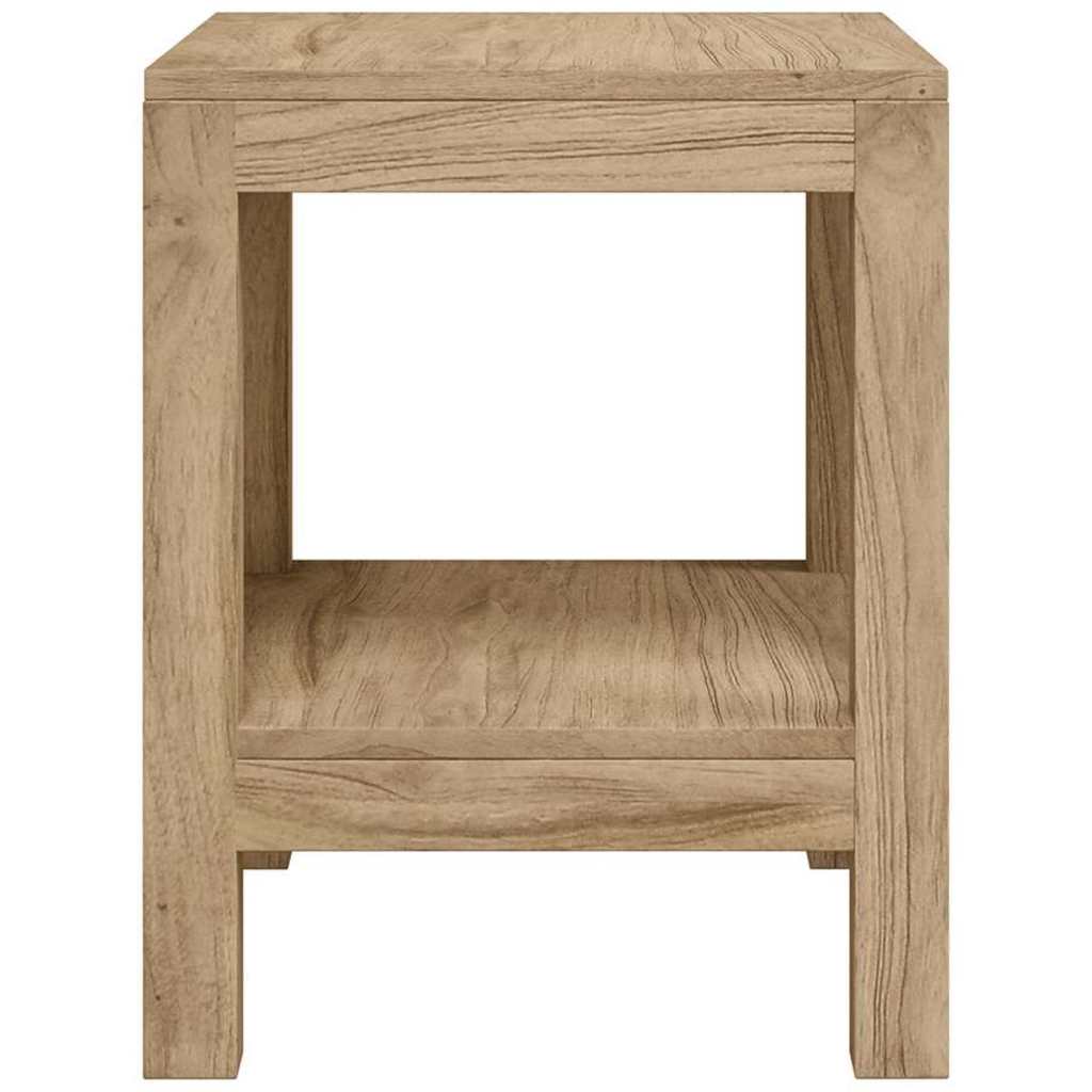badeværelsesbord 45x35x45 cm massivt teaktræ
