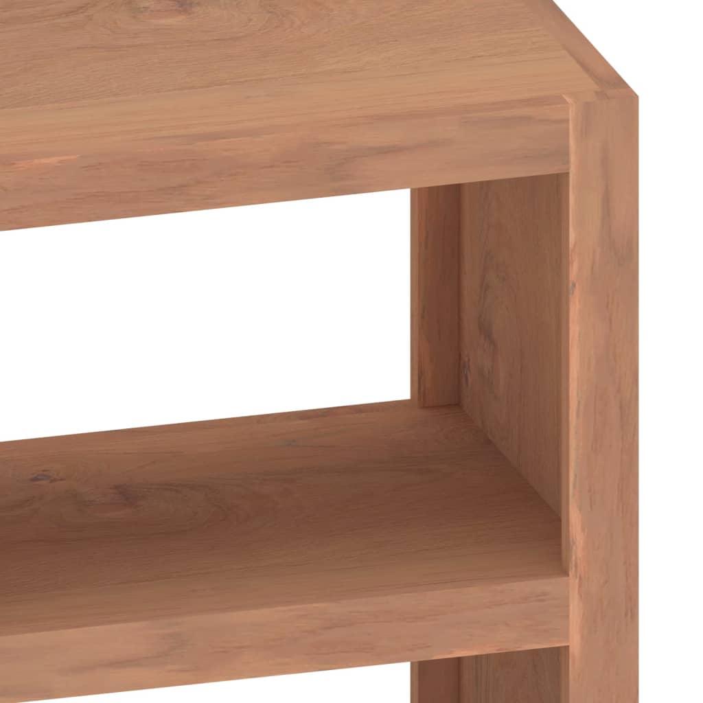 sidebord 45x30x60 cm massivt teaktræ