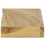 væghylder 2 stk. 40x15x4 cm massivt teaktræ
