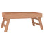 foldbar bakke 55x35x25 cm massivt teaktræ