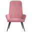lænestol fløjl pink
