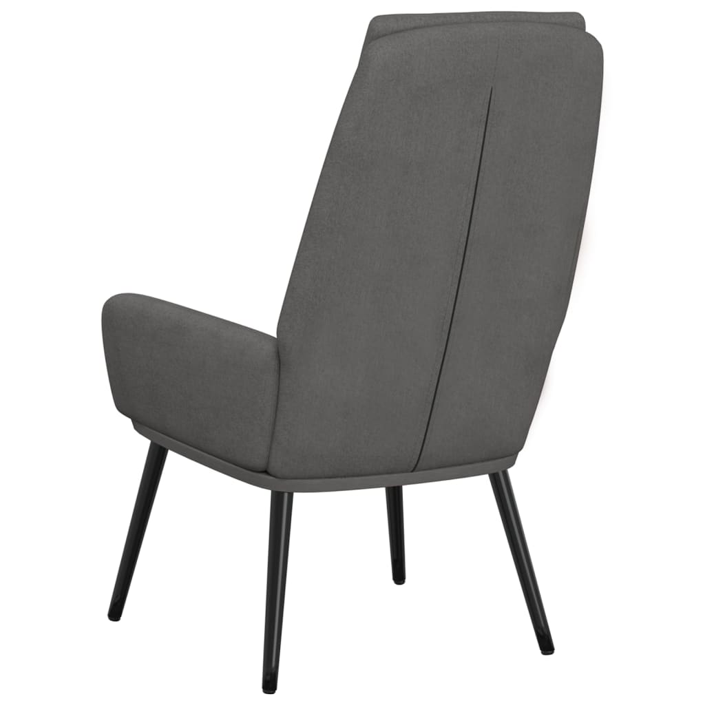 lænestol stof lysegrå