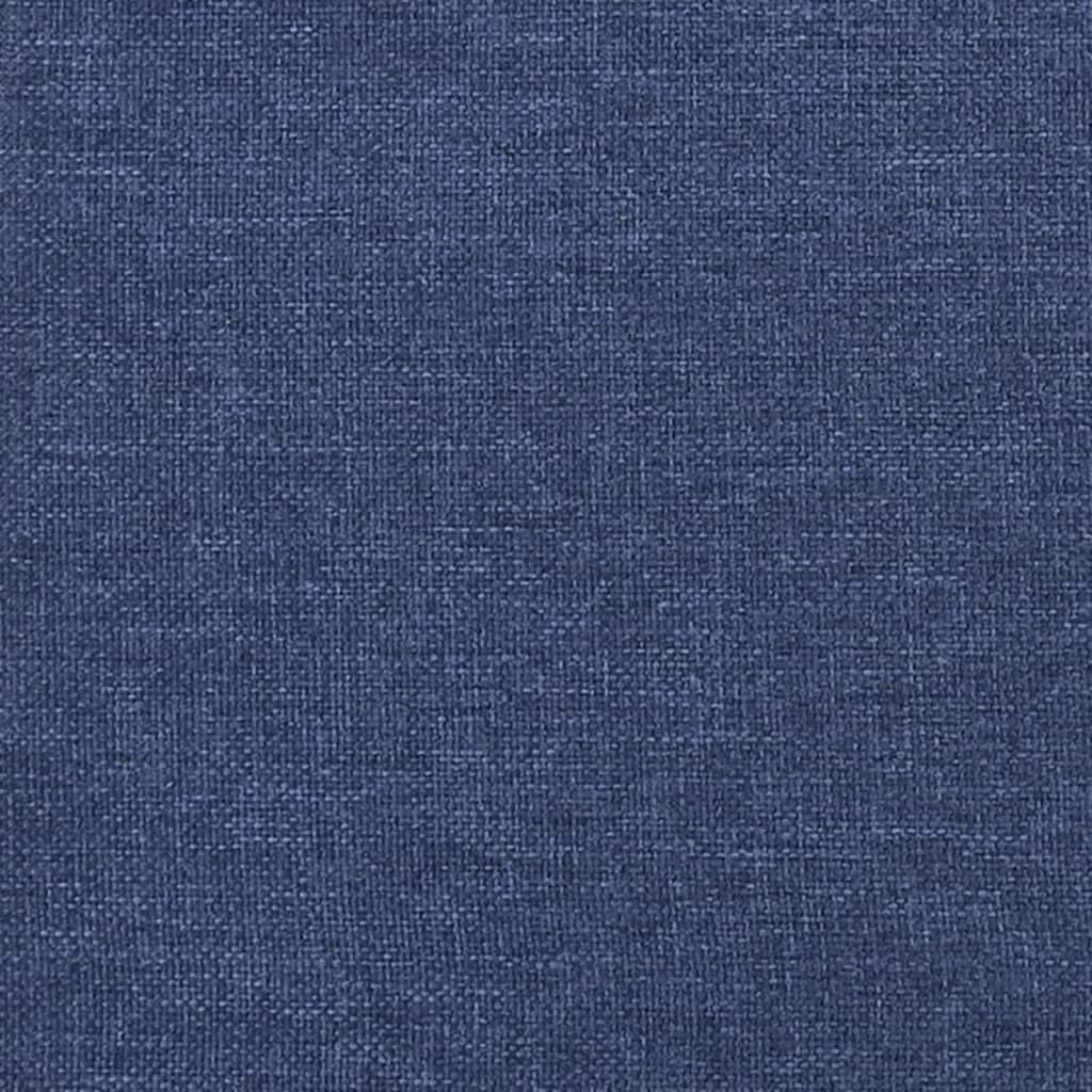 fodskammel 45x29,5x35 cm stof blå