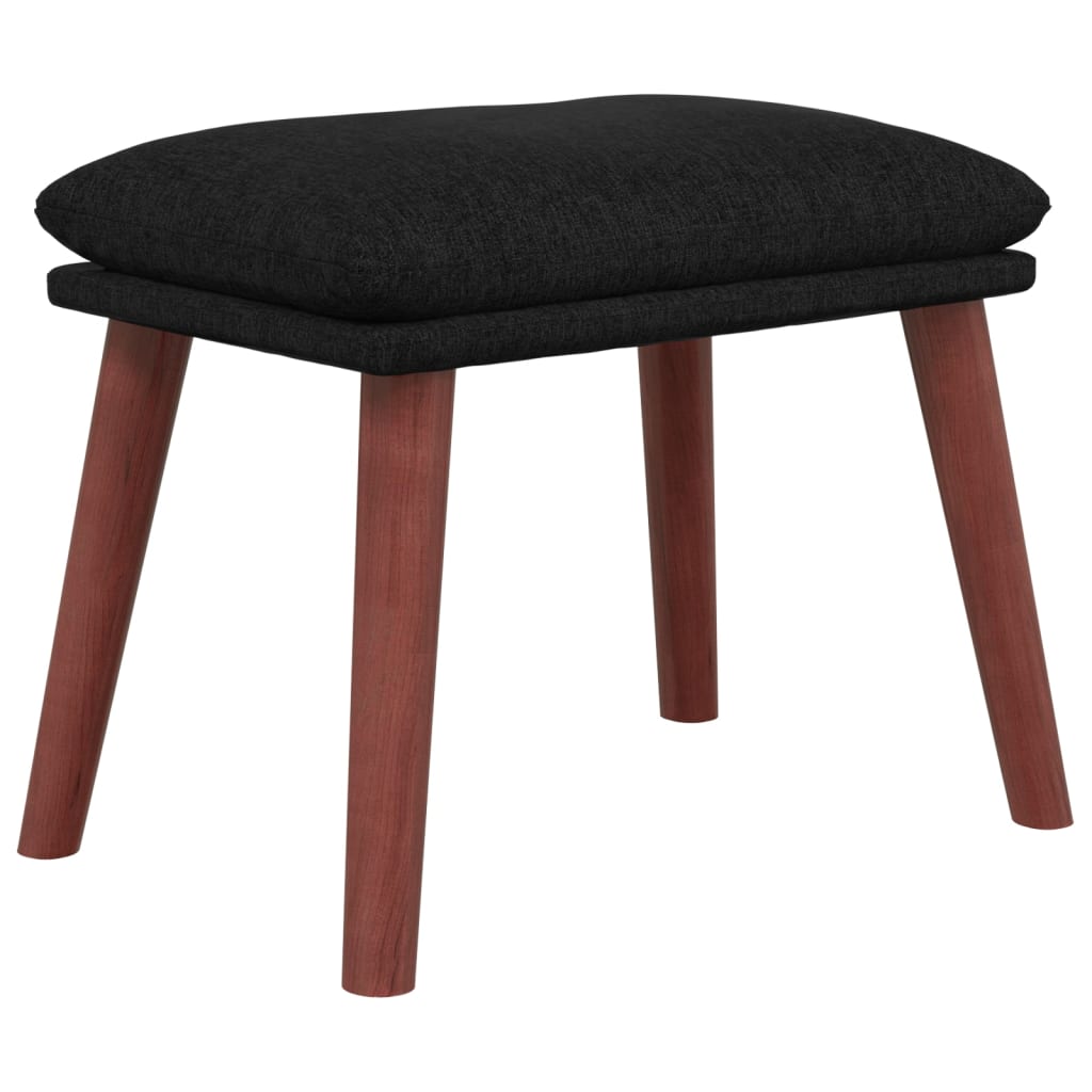 fodskammel 45x29,5x35 cm stof sort