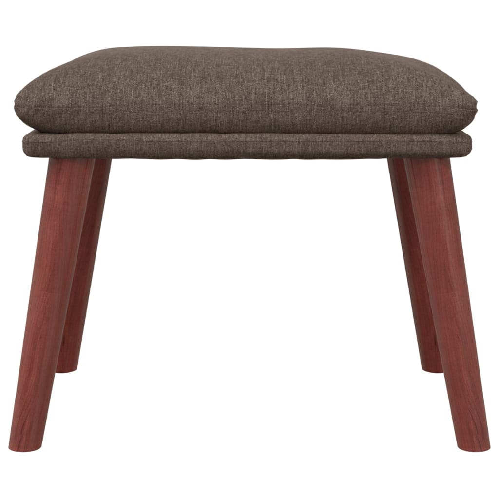 fodskammel 45x29,5x35 cm stof gråbrun
