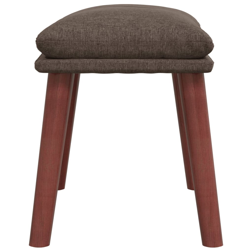 fodskammel 45x29,5x35 cm stof gråbrun