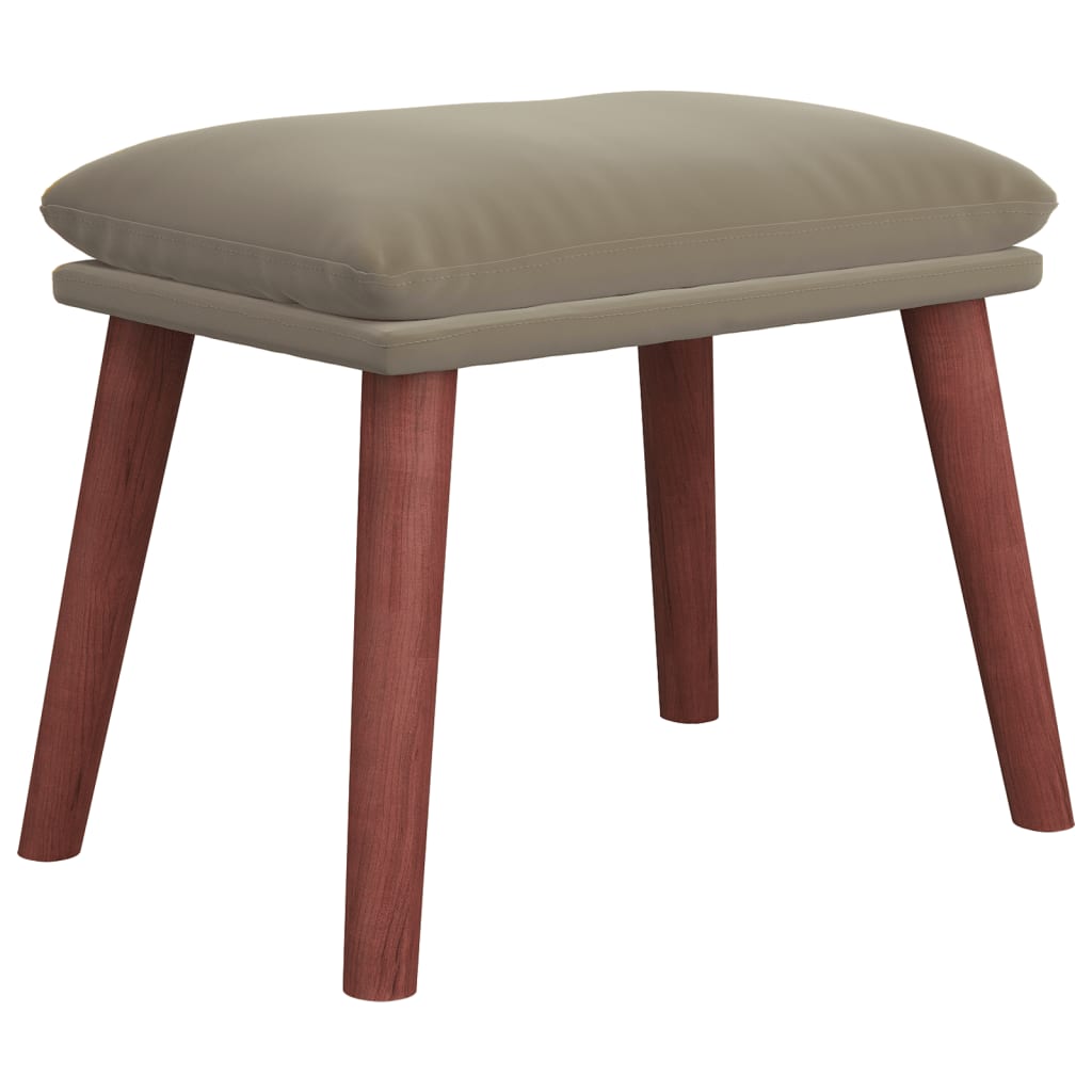 fodskammel 45x29,5x35 cm fløjl lysegrå