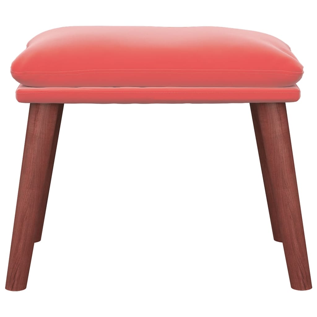 fodskammel 45x29,5x35 cm fløjl lyserød