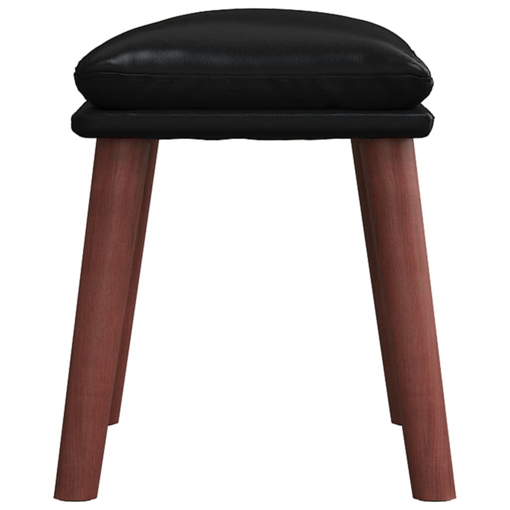 fodskammel 45x29,5x35 cm kunstlæder sort