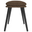fodskammel 45x29,5x35 cm stof brun