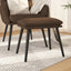 fodskammel 45x29,5x35 cm stof brun