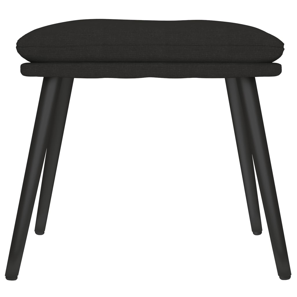fodskammel 45x29,5x35 cm stof sort