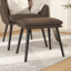 fodskammel 45x29,5x35 cm stof gråbrun