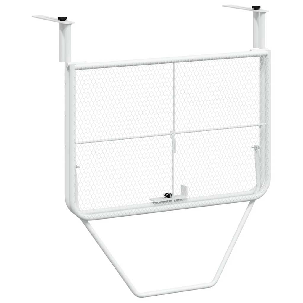 altanbord 60x40 cm stål hvid