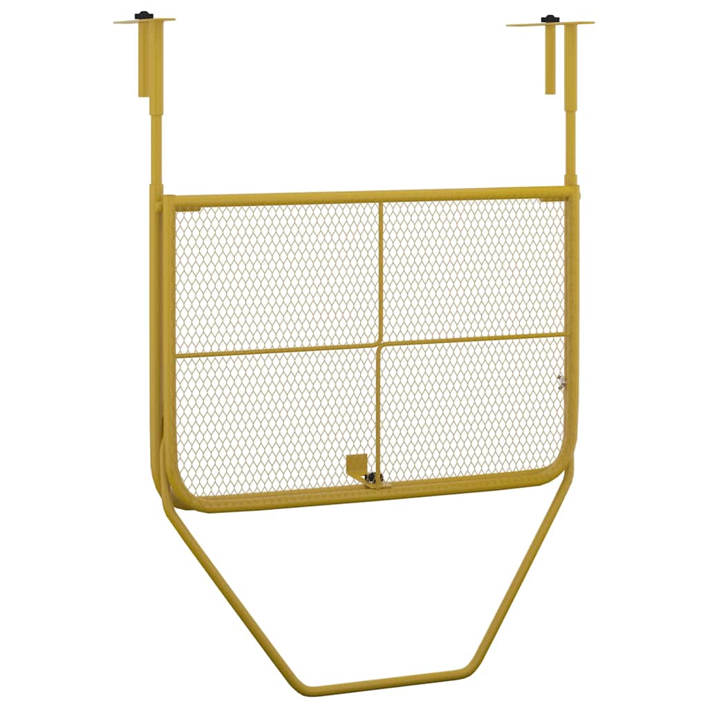 altanbord 60x40 cm stål guldfarvet