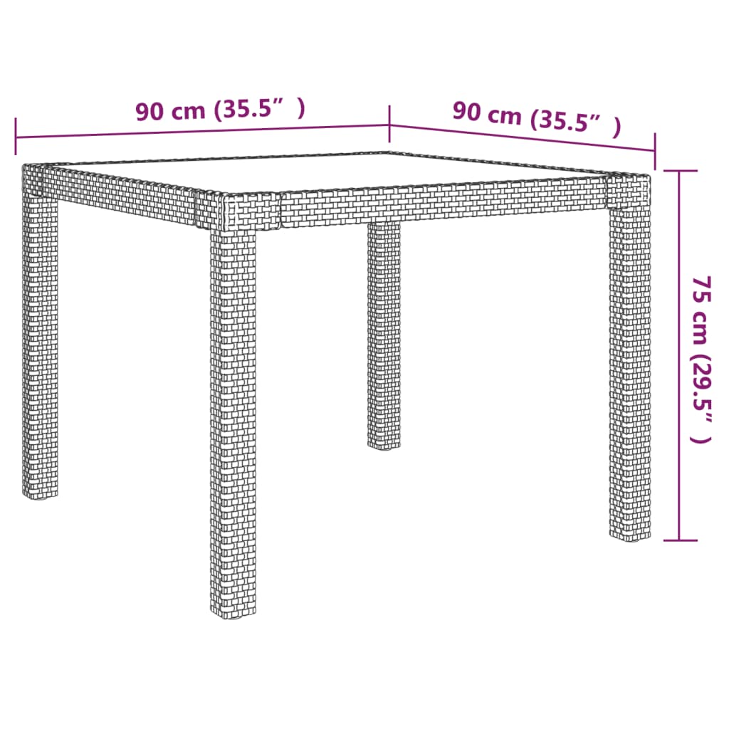 udendørs spisebordssæt 5 dele med hynder polyrattan beige