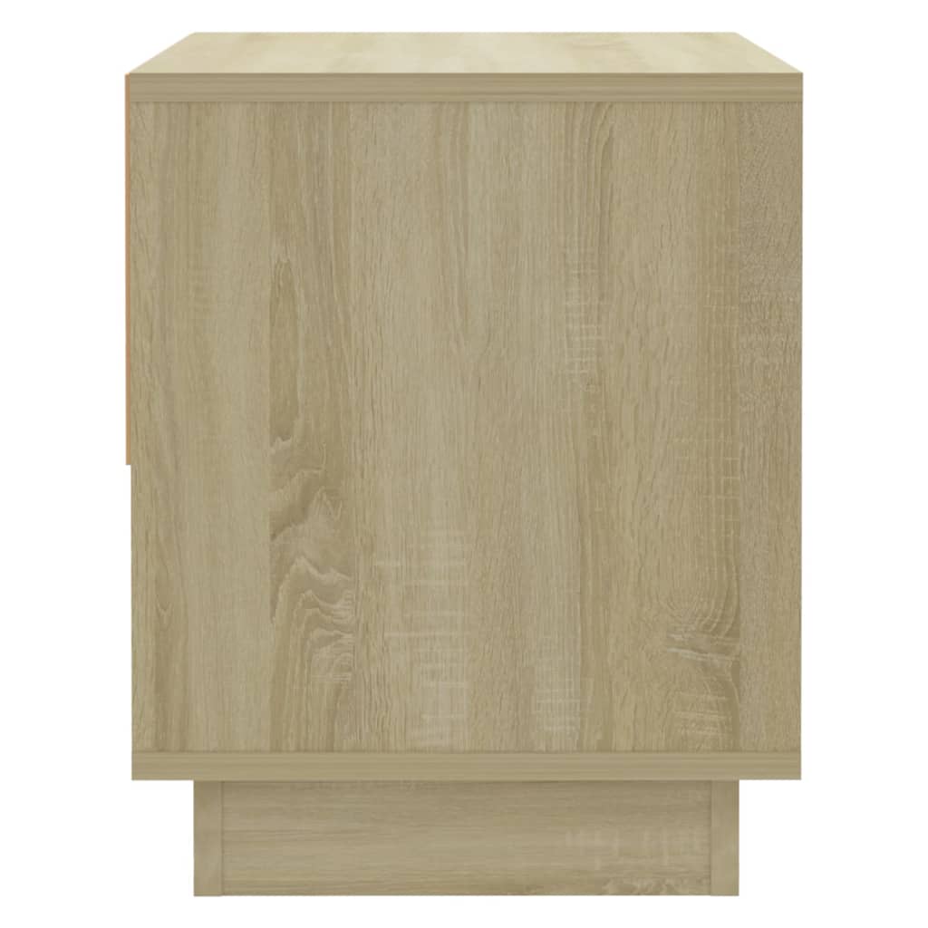 sengebord 45x34x44 cm konstrueret træ sonoma-eg