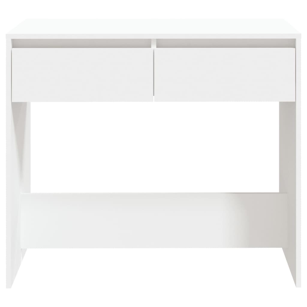 konsolbord 89x41x76,5 cm konstrueret træ hvid