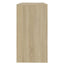 konsolbord 89x41x76,5 cm konstrueret træ sonoma-eg