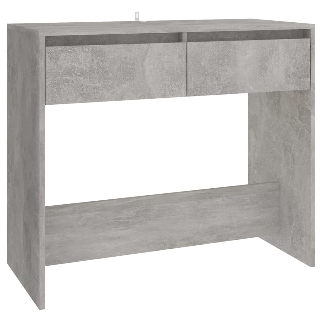 konsolbord 89x41x76,5 cm konstrueret træ betongrå