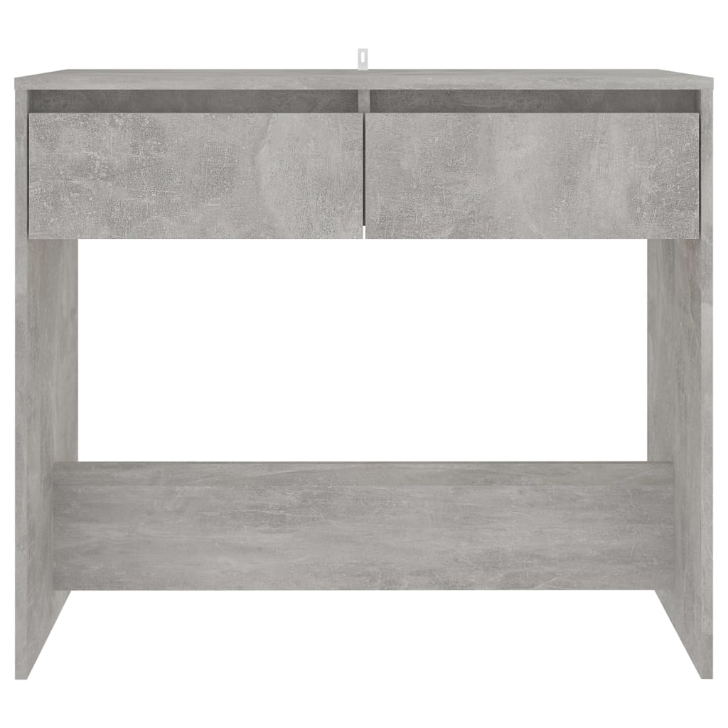 konsolbord 89x41x76,5 cm konstrueret træ betongrå