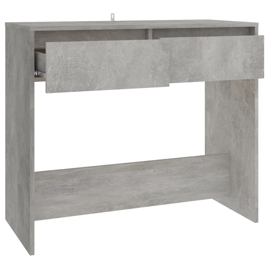 konsolbord 89x41x76,5 cm konstrueret træ betongrå