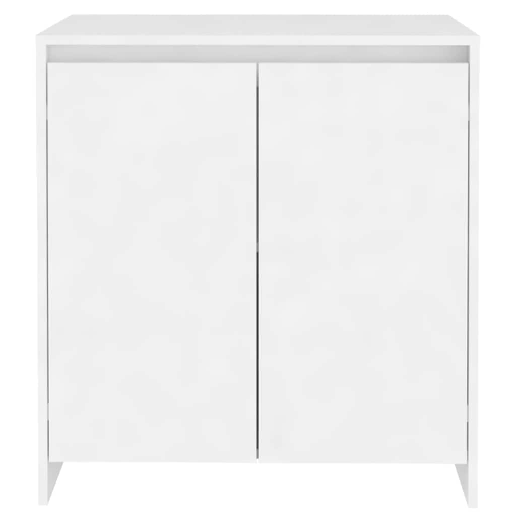 skænk 70x41x75 cm konstrueret træ hvid