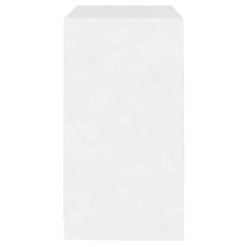 skænk 70x41x75 cm konstrueret træ hvid