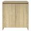 skænk 70x41x75 cm konstrueret træ sonoma-eg