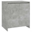 skænk 70x41x75 cm konstrueret træ betongrå