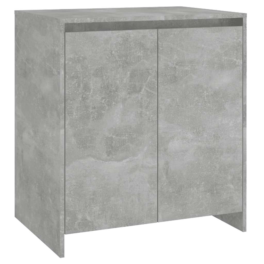 skænk 70x41x75 cm konstrueret træ betongrå