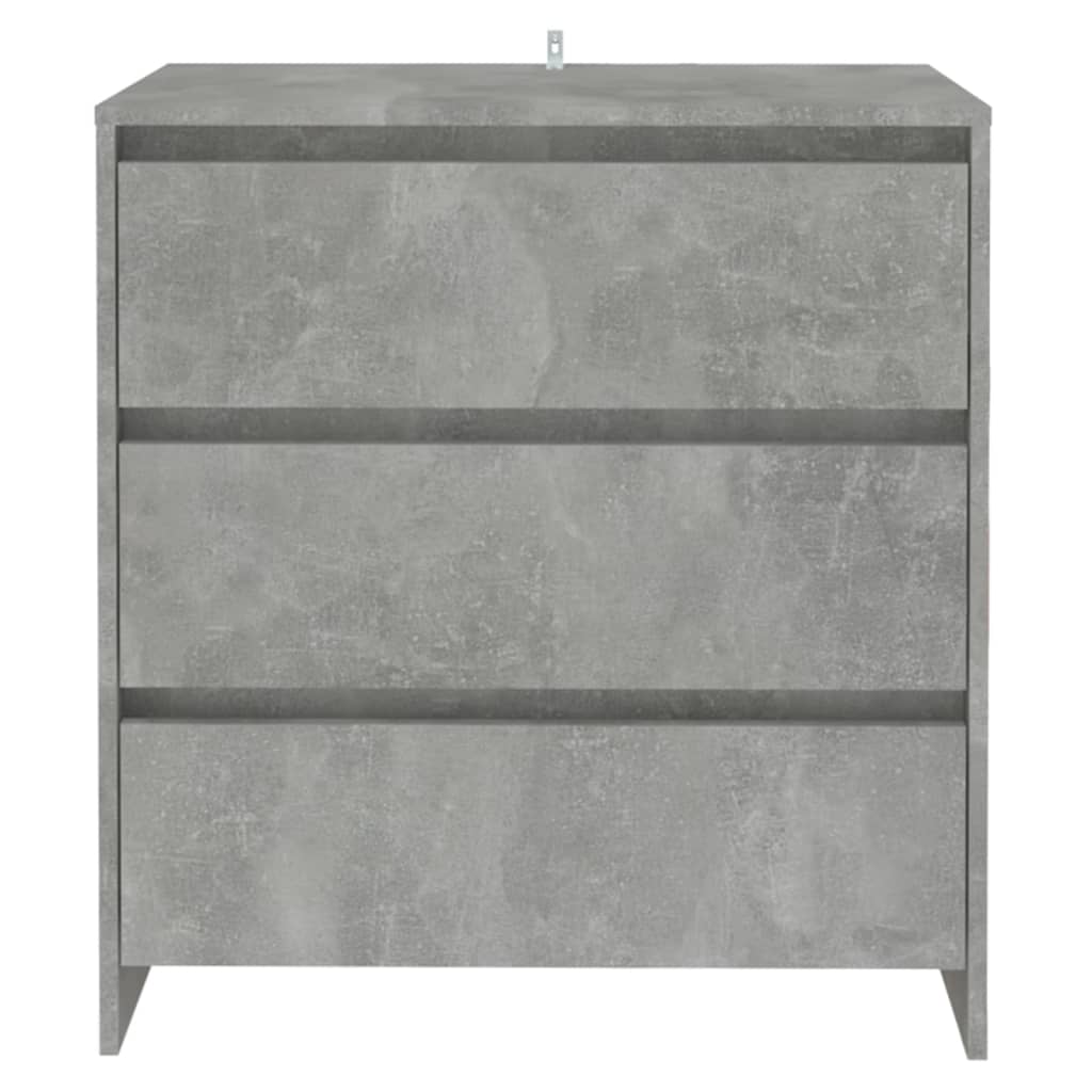 skænk 70x41x75 cm konstrueret træ betongrå