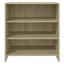 skænk 70x40,5x75 cm konstrueret træ sonoma-eg