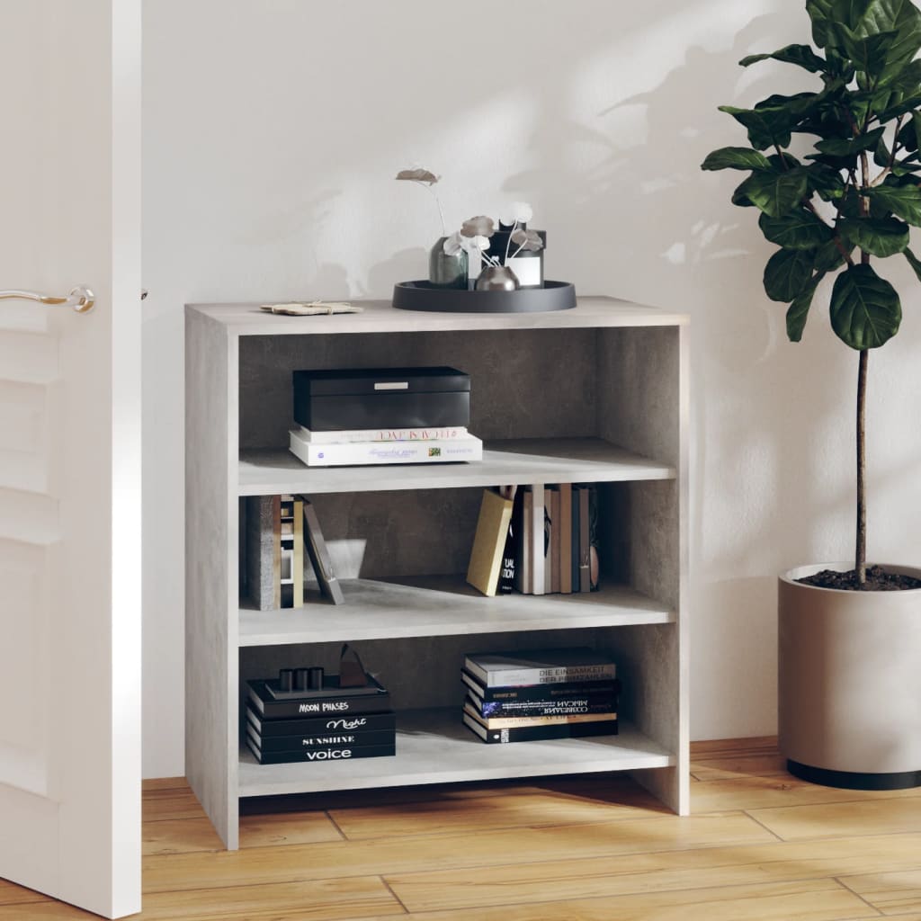 skænk 70x40,5x75 cm konstrueret træ betongrå