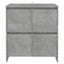 skænk 70x41x75 cm konstrueret træ betongrå