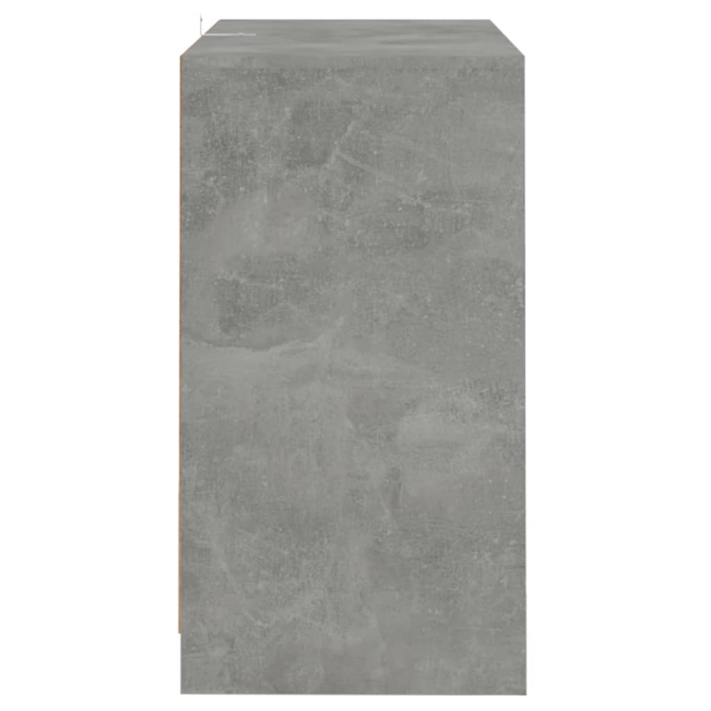 skænk 70x41x75 cm konstrueret træ betongrå