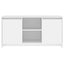 tv-bord 102x37,5x52,5 cm konstrueret træ hvid