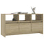 tv-bord 102x37,5x52,5 cm konstrueret træ sonoma-eg